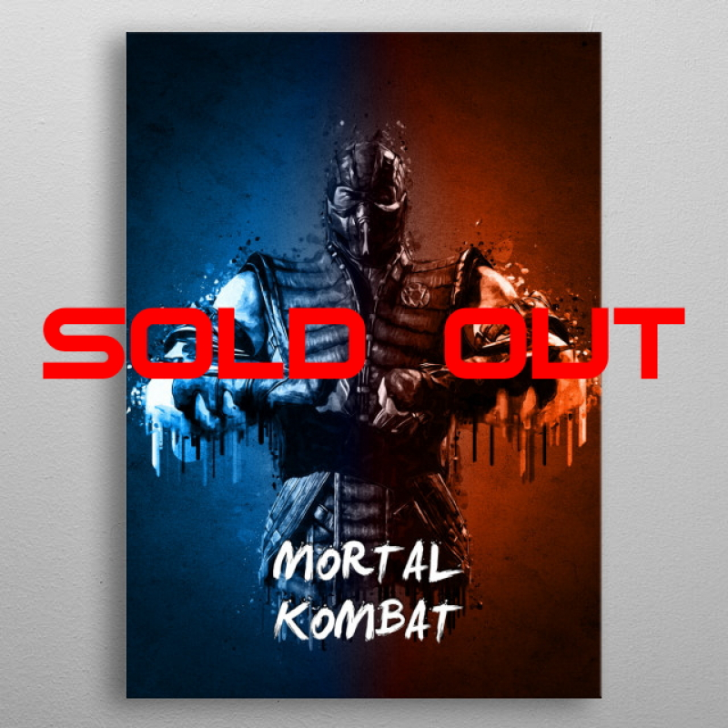 Displate Metal-Poster "Mortal Kombat" *AUSVERKAUFT*